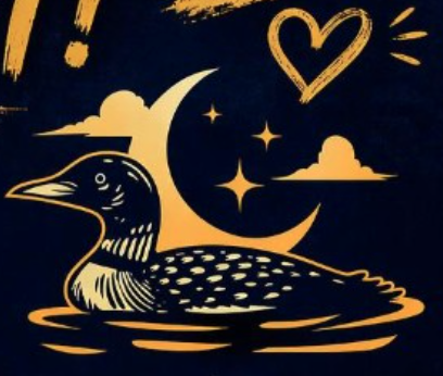 Dani's Express Mart — loon, moon, and water mark